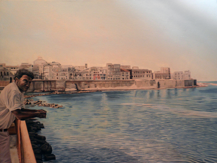 The Great Harbor at Sircusa (Syracuse) Sicily by Lamont W. Harvey, Wes Harvey